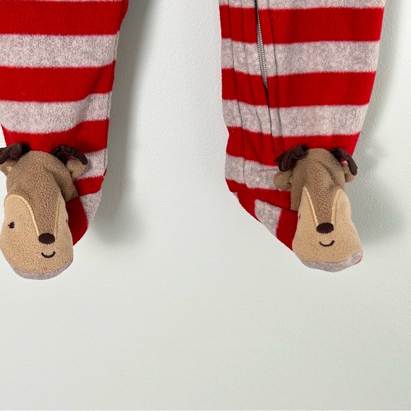 🎄Carter’s Reindeer Footed Sleeper 9M - Picture 4 of 6